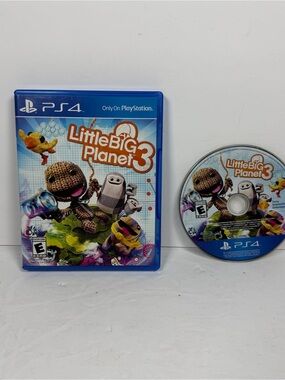 Sony PS4 LittleBigPlanet 3 - Blue Case & Disc